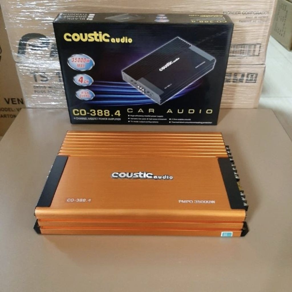 Power Amplifier 4Channel Power COUSTIC CO 388.4Channel