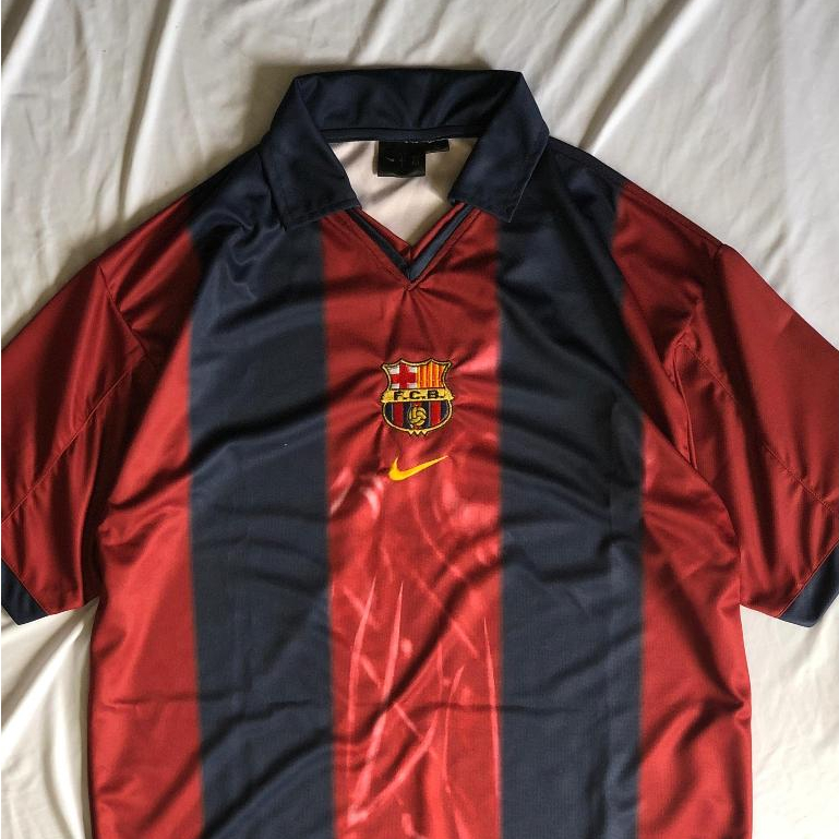 Jersey Barca Travis Sc0t - Custom Jersey FC Barcelona 2000/2001