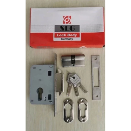 body kunci pintu dorong / body kunci pintu geser / Kunci Mekar