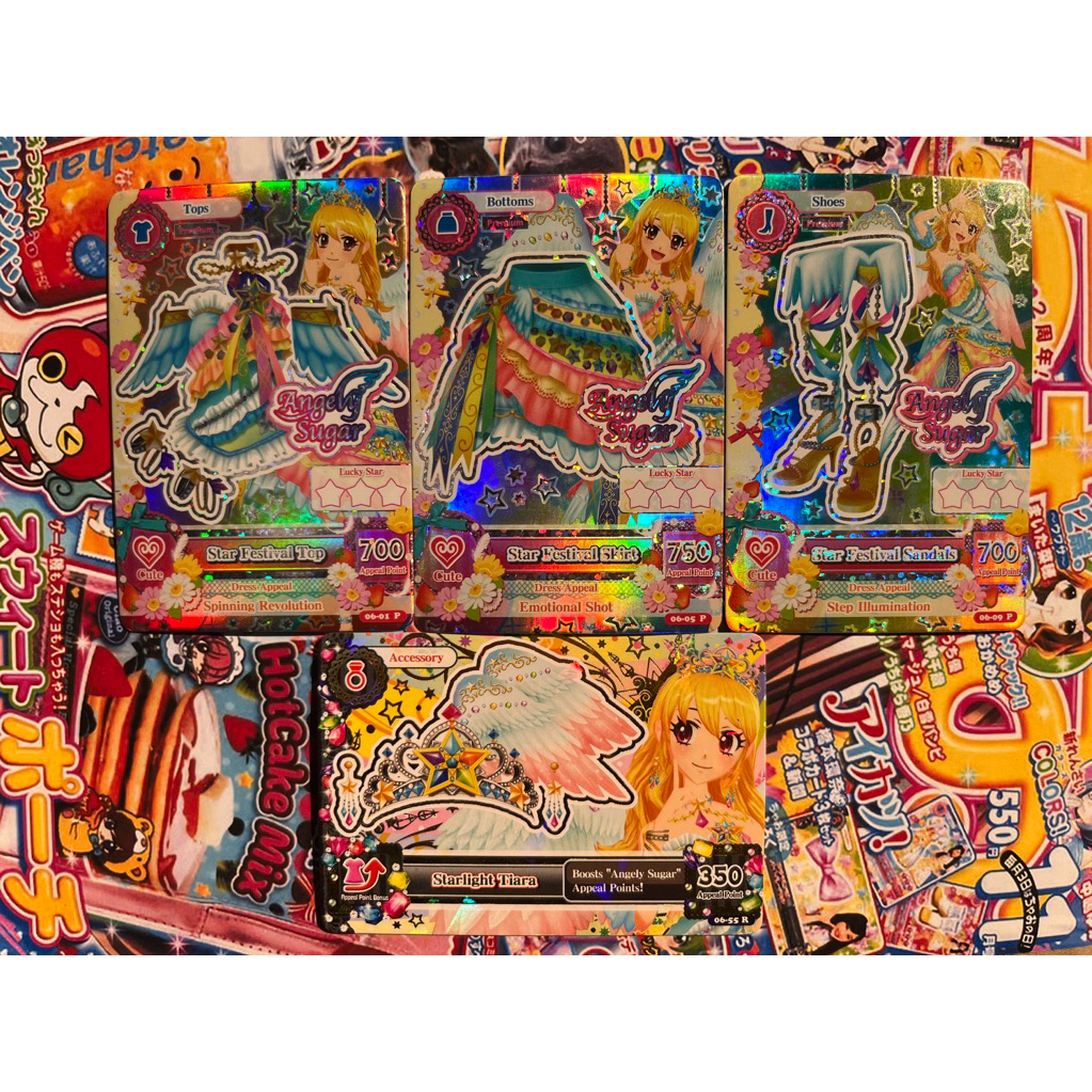 Kartu Aikatsu Ichigo Hoshimiya Premium Star Festival Coord Tops Bottoms Shoes Ori Original Satuan Of