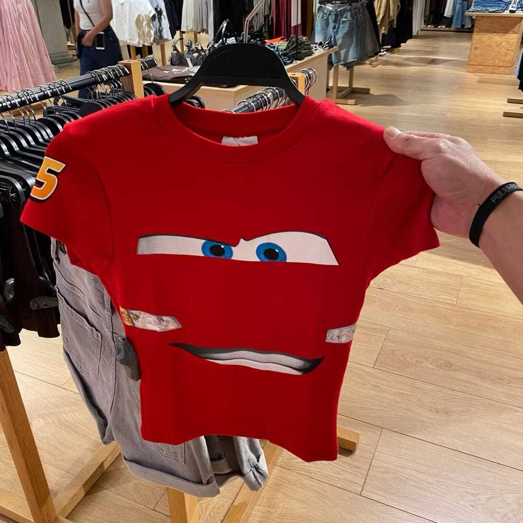Free Ongkir - T-shirt BERSHKA X CARS MCQUEEN