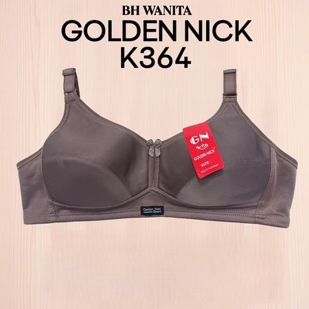 Golden Nick Sport Bra SK 365 BH Busa Tipis cup A- B, tanpa kawat 34-42 Dengan Warna ( Abu-Abu ) | BH