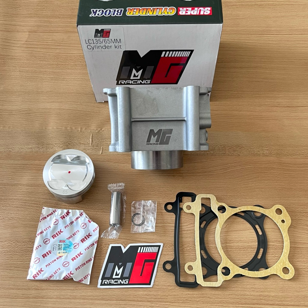 MG RACING BLOK BORE UP BLOCK KIT CASTING MXKING VIXION MX OLD R15 V1 V2 SET PISTON