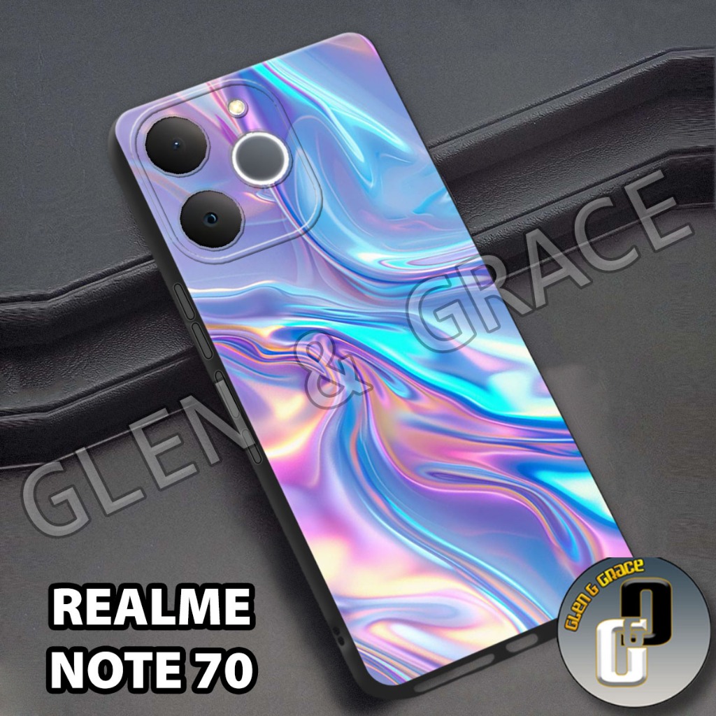 G22 - Softcase procamera realme note 70 terbaru 2025 - case karet realme note 70 - motif pastel - So