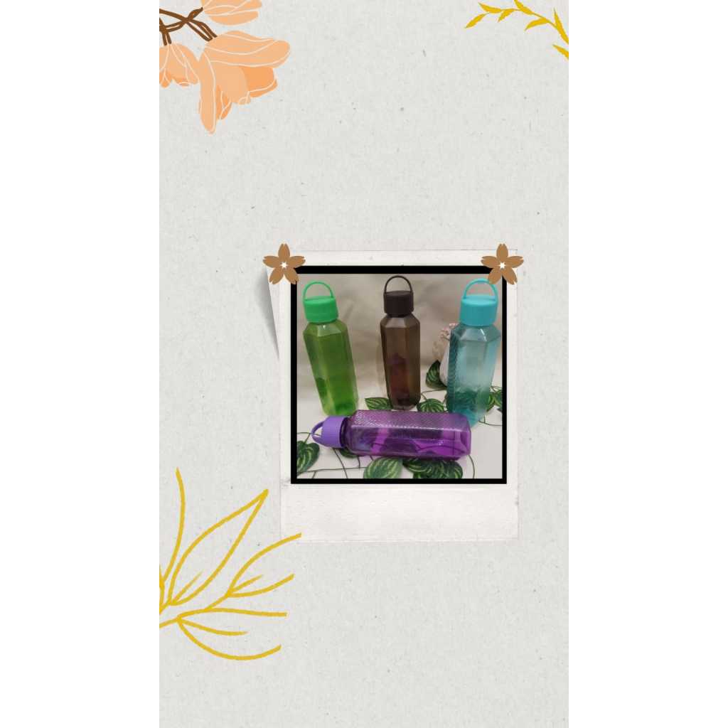 Botol minum Rama 700ml/Botol minum akrilik kekinian/Botol minum plastik