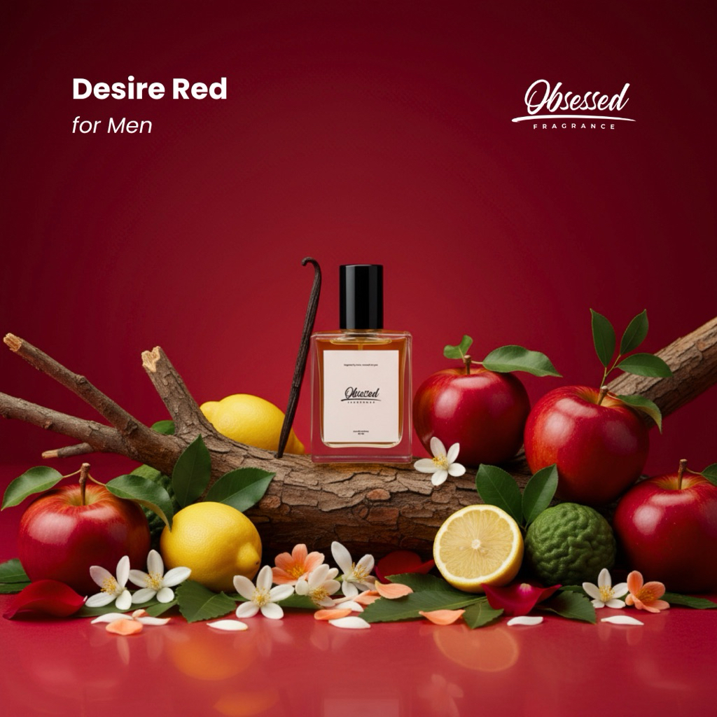 Obsessed Fragrance - Obsessed Parfum - Desire Red for Men - Inspired by Desire Red