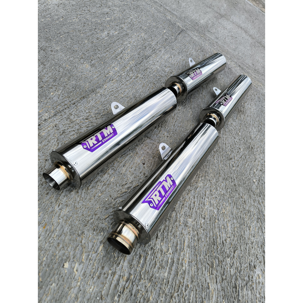 knalpot standar racing only ckd FU PNP LEHER RACING by RTM hanya knalpot