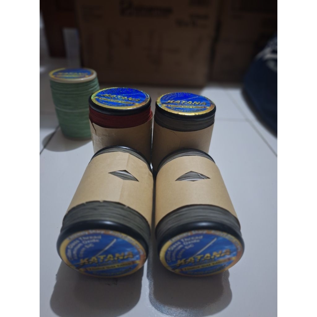 Gelasan Katun KATANA Super Quality Silicone Crystal Size 24/4'core 6000 yard