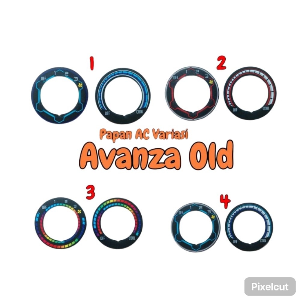 Papan AC variasi Avanza old/Terios 2008