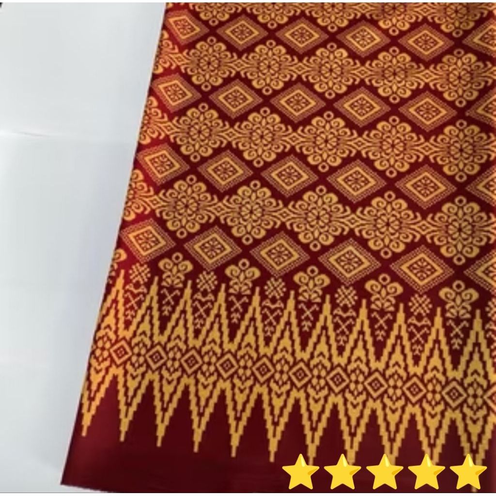 Bahan batik meteran batik motif songket Batik Elegen estastic/unik