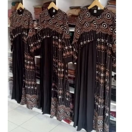 set gamis kringkel  hijab segi empat