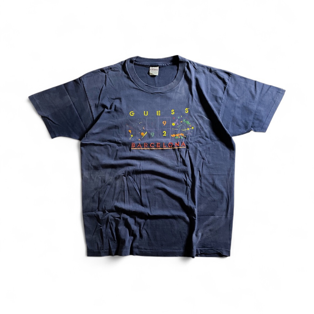 Kaos Vintage 90s Guess Barcelona 1992 - XL