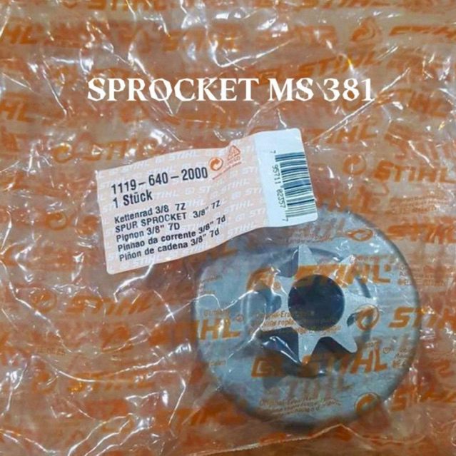 Chain Sprocket Chainsaw MS381|Sprocket Senso STIHL MS381