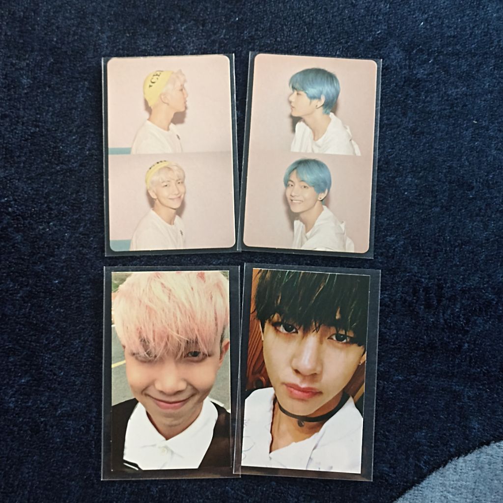 SET BTS RM V TaeJoon Namjoon Taehyung Vmon Photocard PC Map Of The Soul MOTS Persona HYYH Pt 2