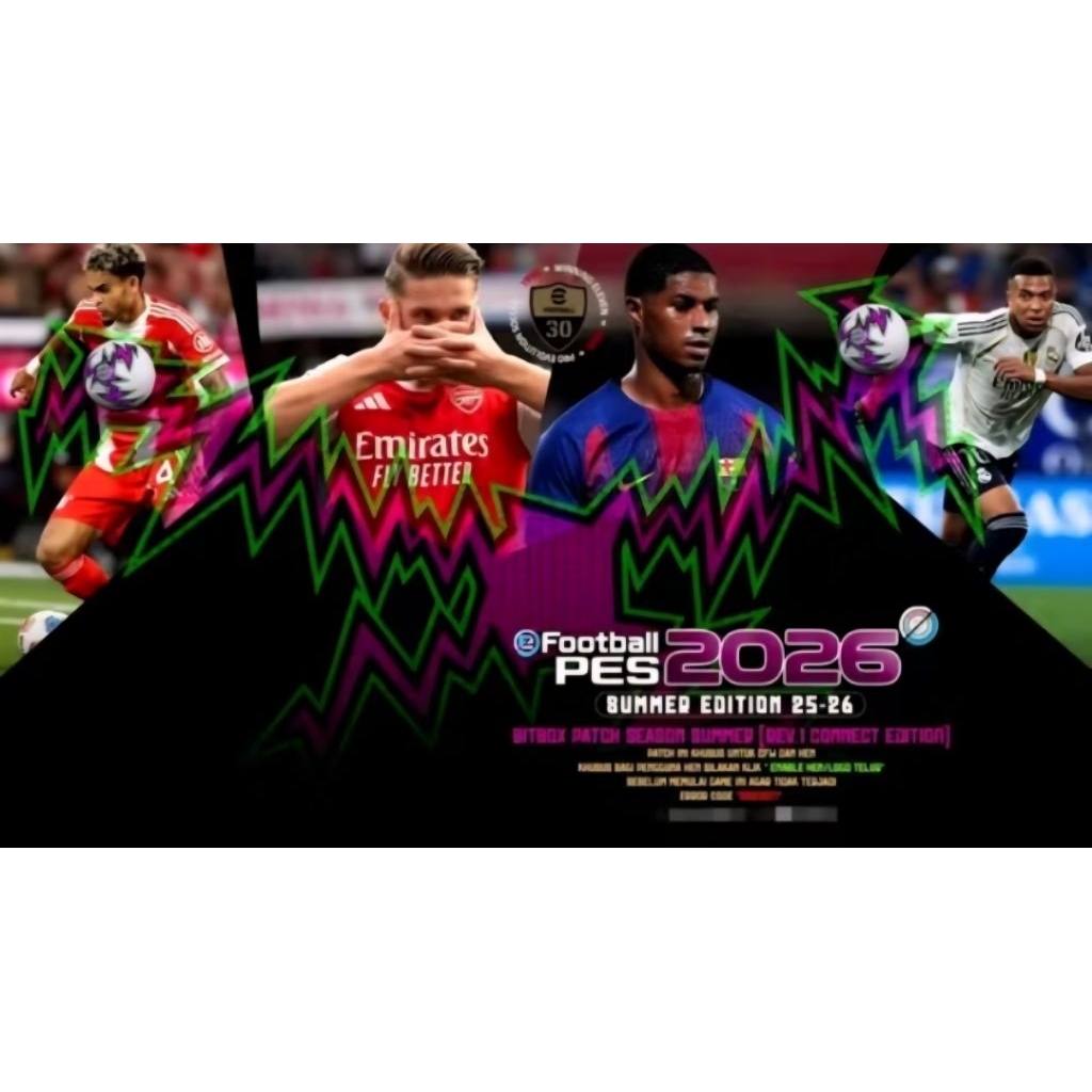 PS 3 PES PATCH 2026 ( VIA EMAIL)