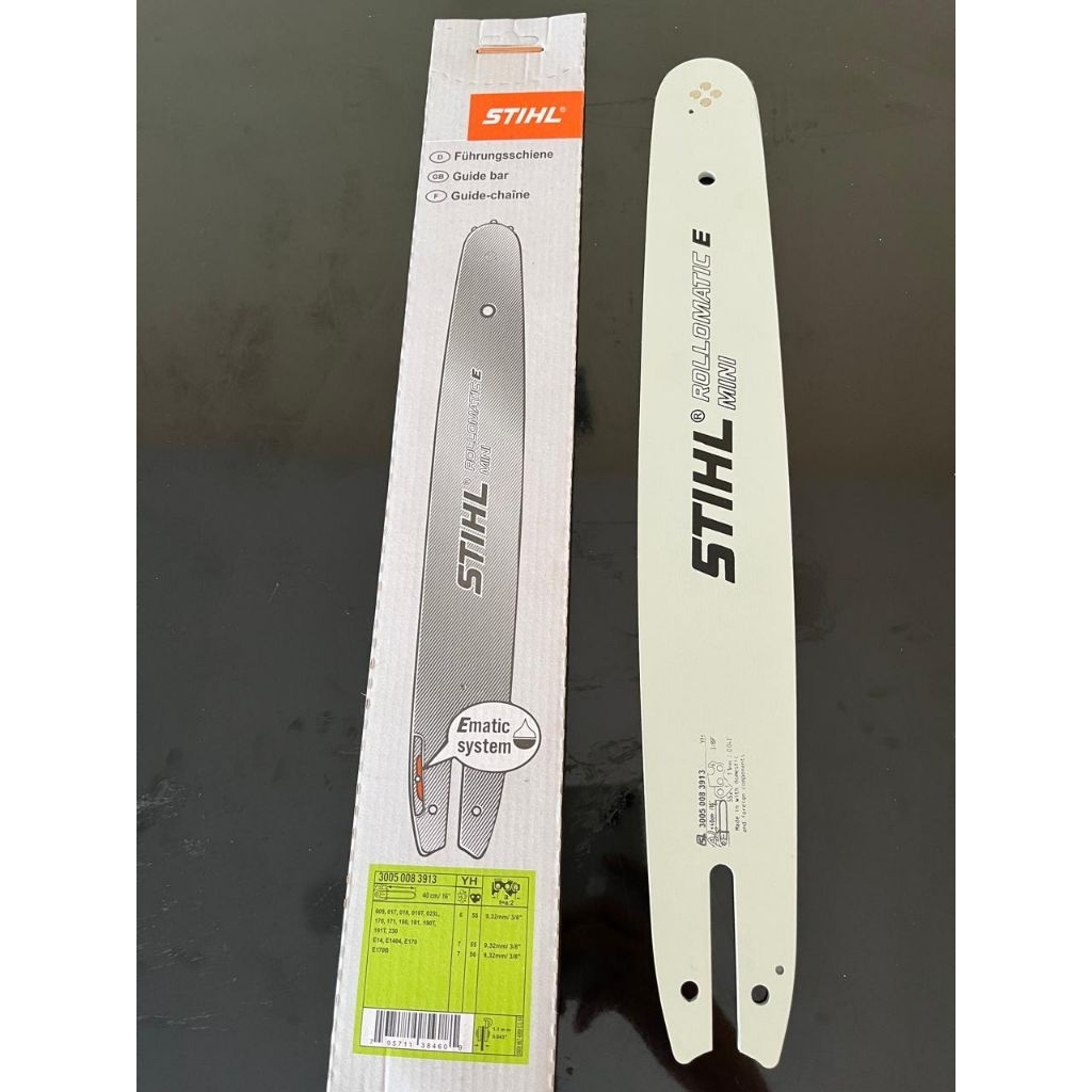 Bar Senso/Sinso Stihl 16 inch 27 mata. Bar Chainsaw Stihl 16"/27T Original.
