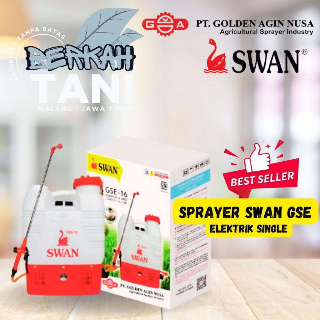 SPRAYER ELRKTRIK SWAN GSE-16 / TANGKI SWAN / ELEKTRIK SPRAYER SWAN TYPE GSE-16 / SEMPROTAN ELEKTRIK 