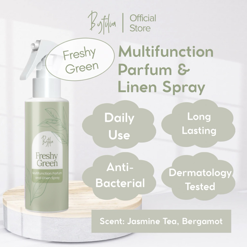 BYFILIA FRESHY GREEN Multifunction Parfum and Linen Spray
