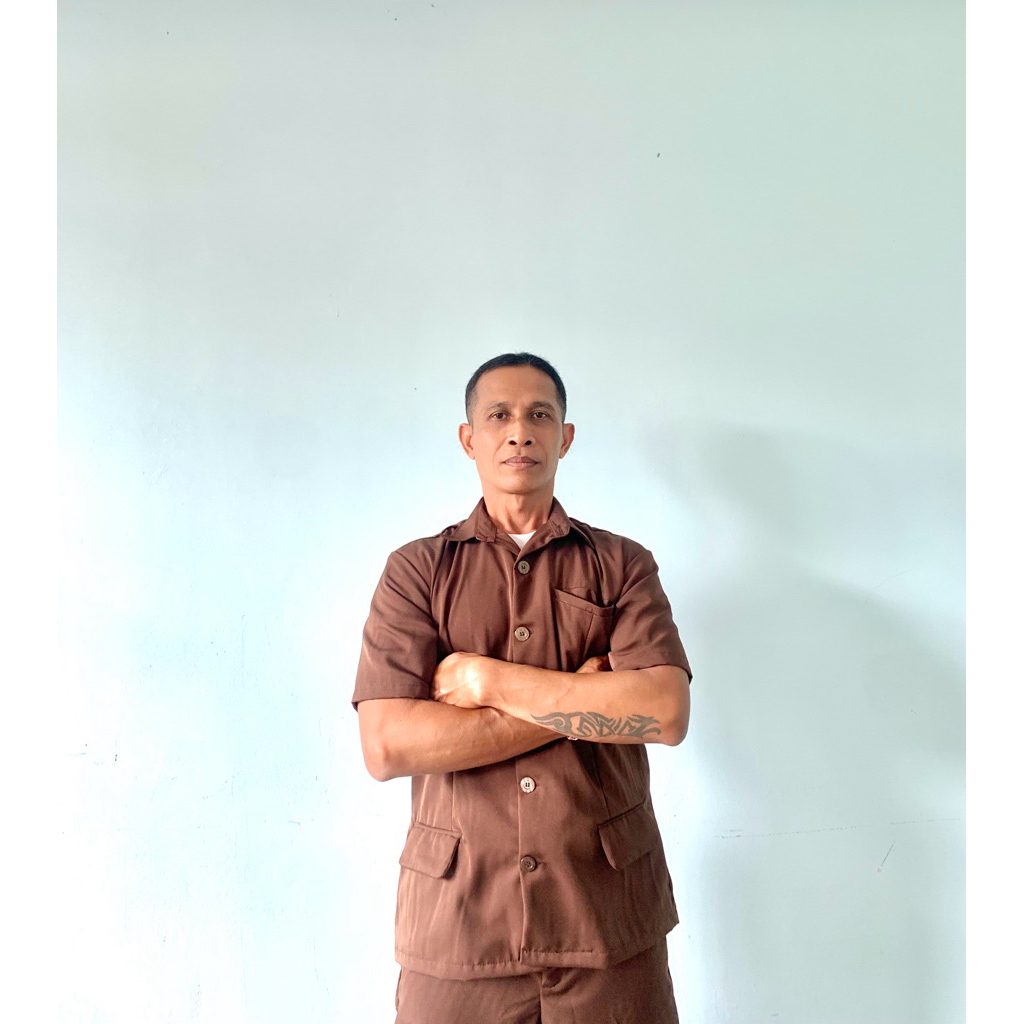 seragam Safari Coklat Satpam Security || Seragam PSH hitam Satpam security || Seragam Semi Jas || se