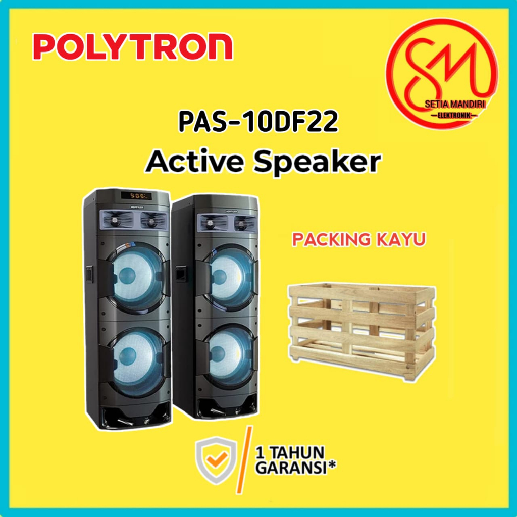 POLYTRON SPEAKER AUDIO PAS 10DF28 / PAS 10DF22 / PAS 10DF38 / PAS 8CF28 PAS10D28 USB BLUETOOTH