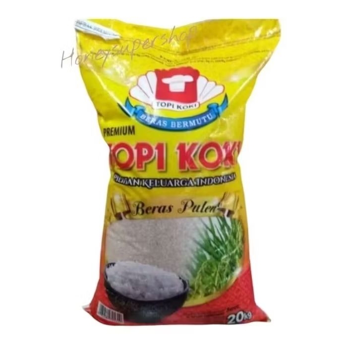 BERAS PREMIUM CAP  TOPI KOKI 20 KG