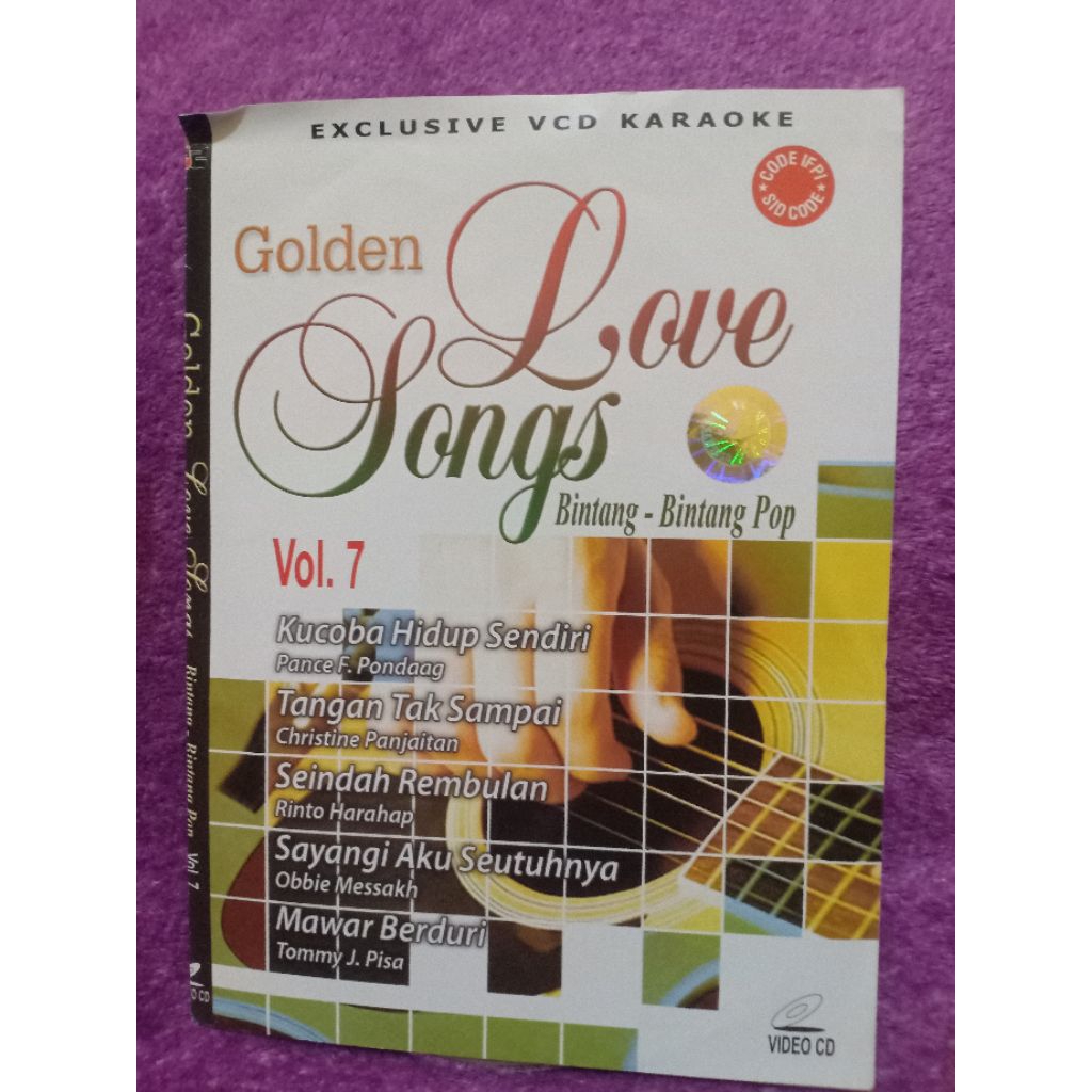 VCD GOLDEN LOVE SONGS VOL 7