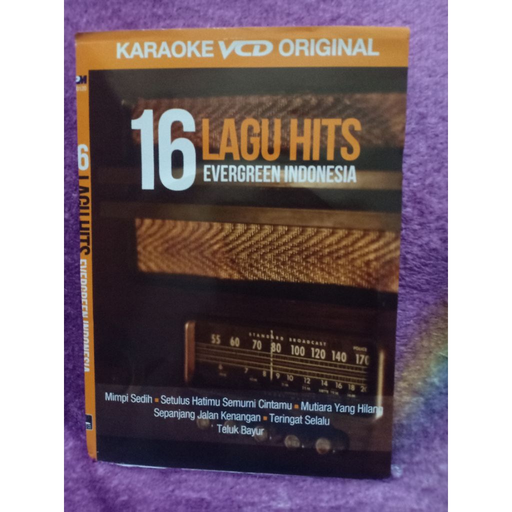 VCD 16 LAGU HITS EVERGREEN INDONESIA