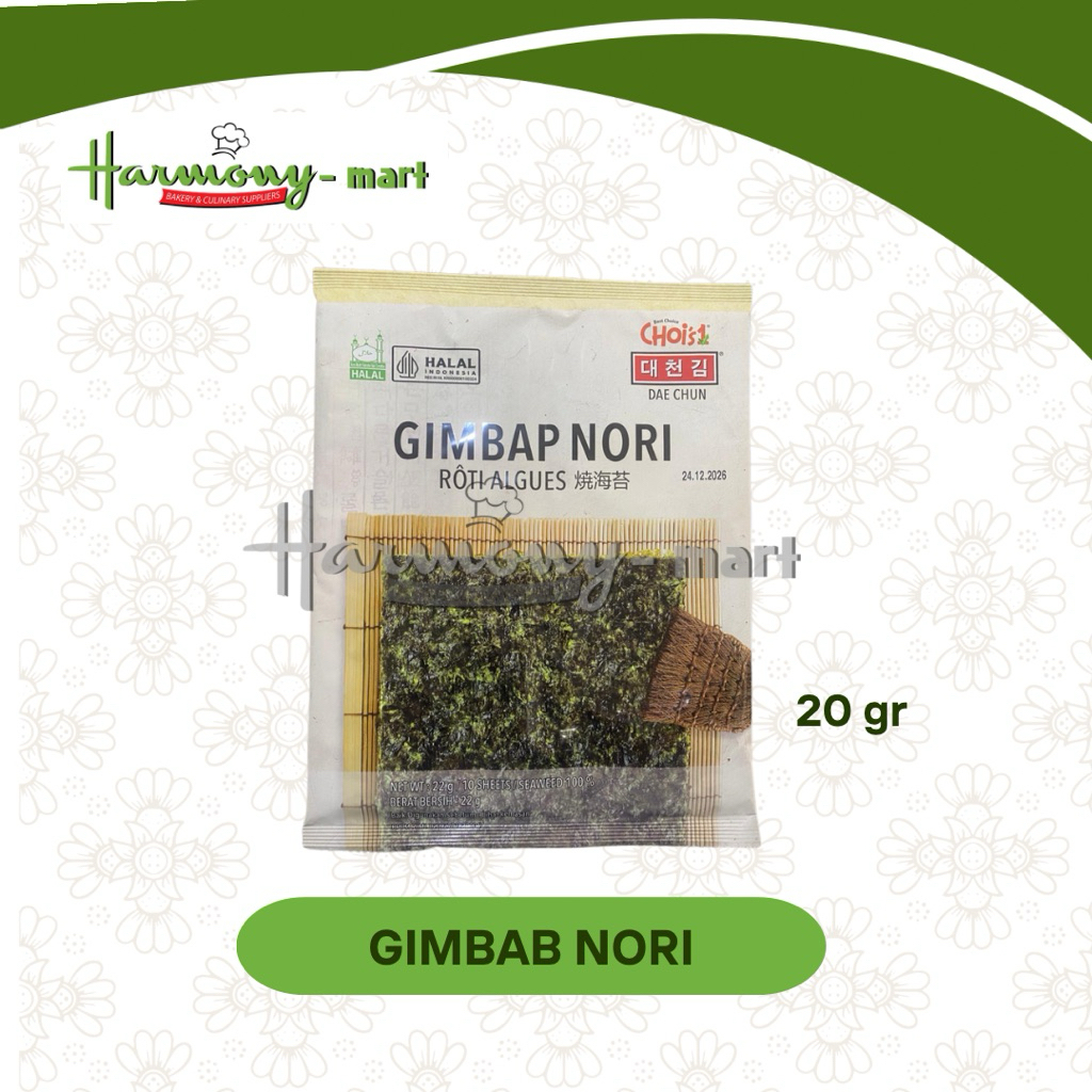 Gimbap Nori Dae Chun / Rumput Laut Panggang - 20gr
