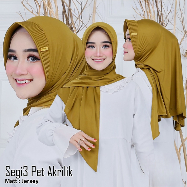 Hijab Segitiga Instan Citra Kirana Pet Antem Jersy Adem Label Akrilik Size L