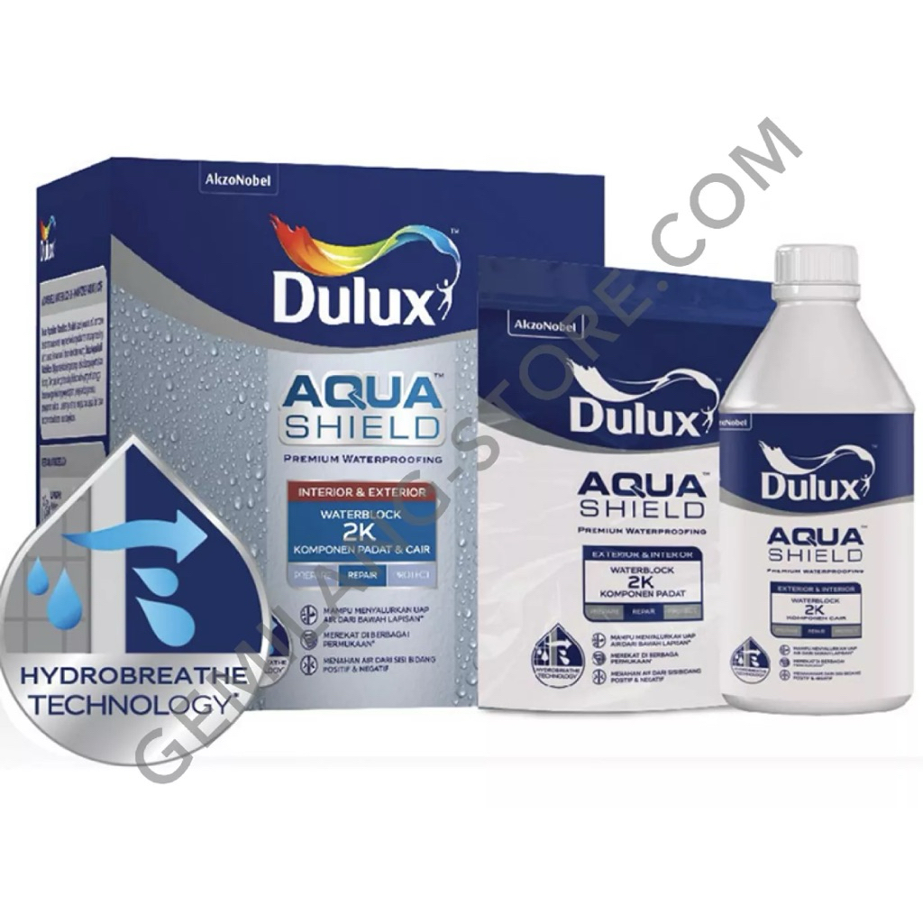 CAT WATERPROOFING DULUX AQUASHIELD WATERBLOCK 2K/ CAT DAK/ CAT KOLAM - 5 KG