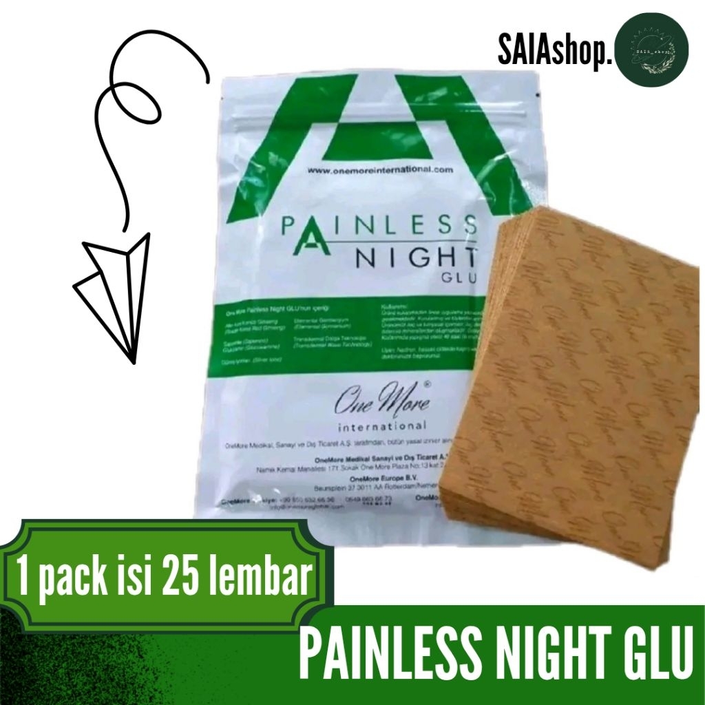 koyo herbal koyo turki ajaib multi fungsi, Painless night glu 1pack isi 25 lembar