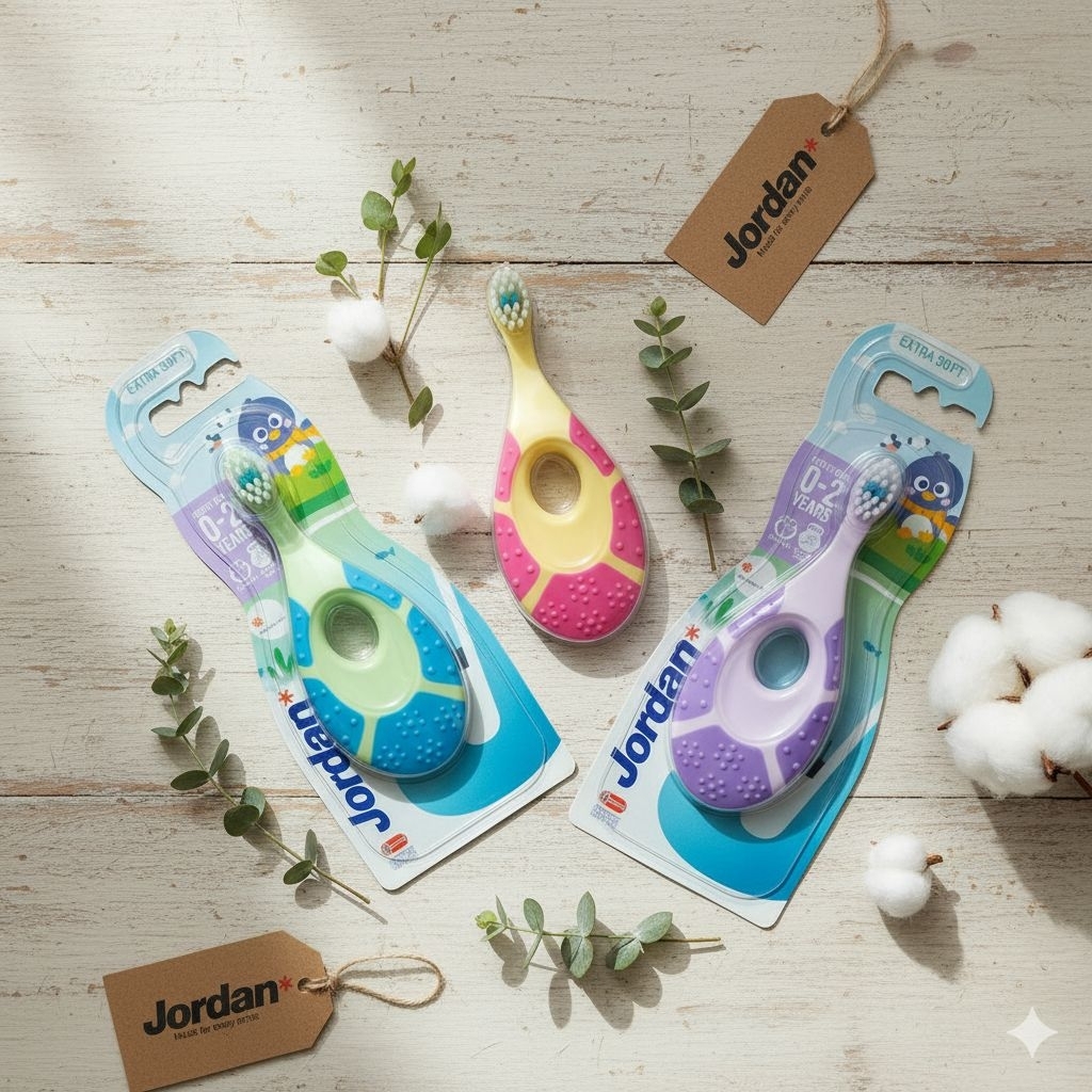 Jordan Sikat Gigi Bayi & Anak Step 1 Usia 0-2 Tahun