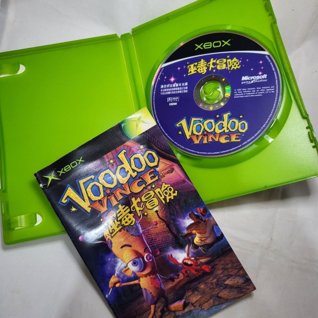 cd game xbox classic voodoo vince original