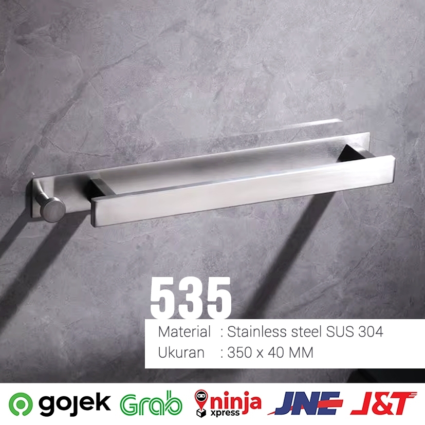Gantungan handuk 535 / Gantungan Handuk Stainless Steel / Rak handuk / gantungan handuk
