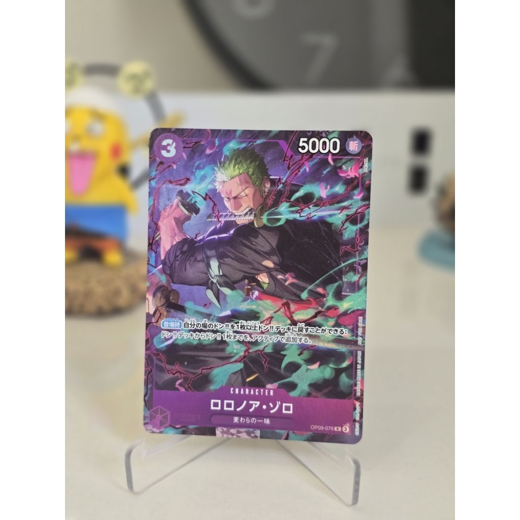 Roronoa Zoro [Promotion Pack EX] OP09-076 Kartu/Card TCG One Piece Japan