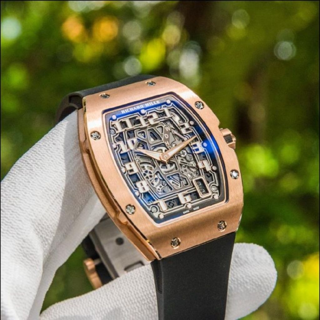 JAM TANGAN PRIA/JAM TANGAN RM67-01 TITANIUM EXTRA SUPER CLONE DM 47MM