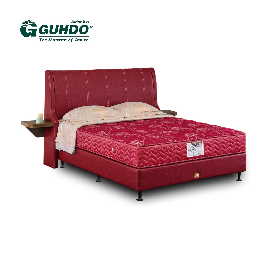 Guhdo Springbed New Prima Divan Atlantic Sandaran Tiara Uk.180x200 Cm - FULLSET