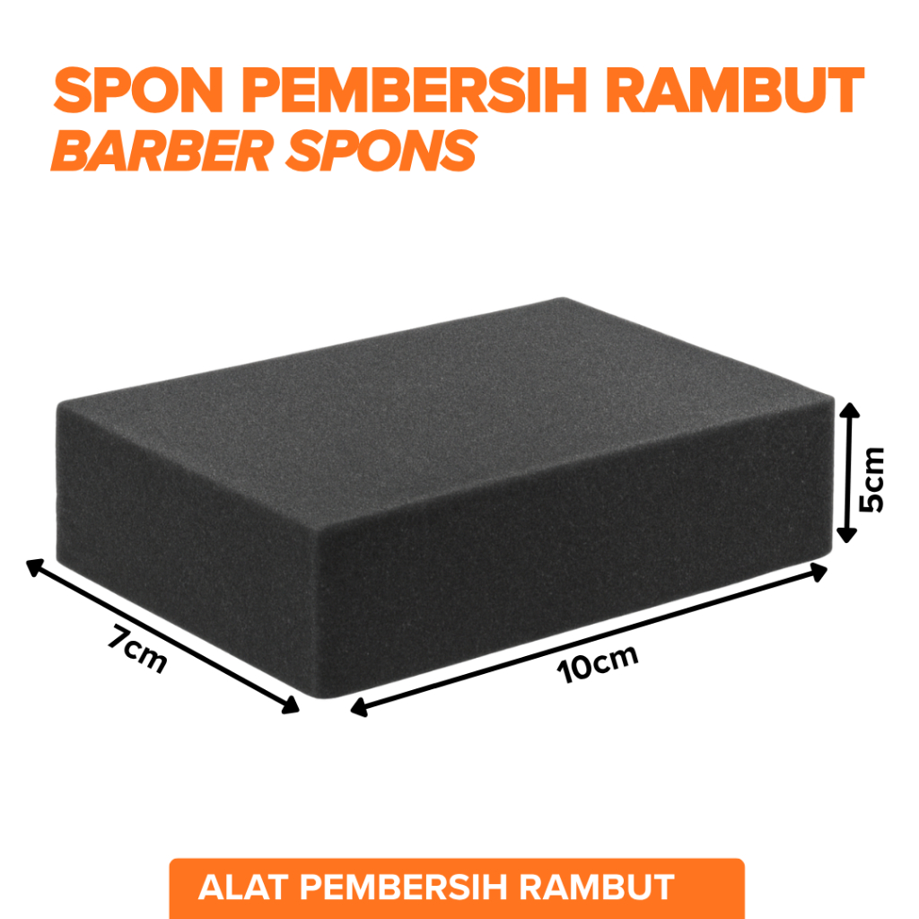 Busa Spons Pembersih Sisa Rambut Cukur / Pangkas Rambut Barbershop
