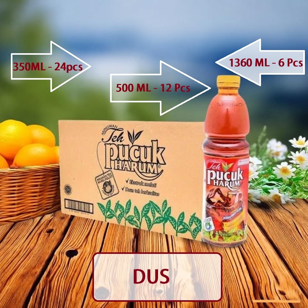 Teh Pucuk Harum 1300ml Karton 500ml 350ml 250ml / Dus
