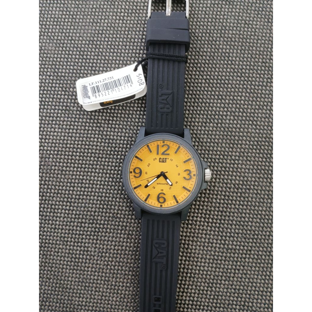jam tangan pria original CATERPILLAR LF.111.27.731/111.27.137/111.21.131/111.26.632 RUBBER STRAP