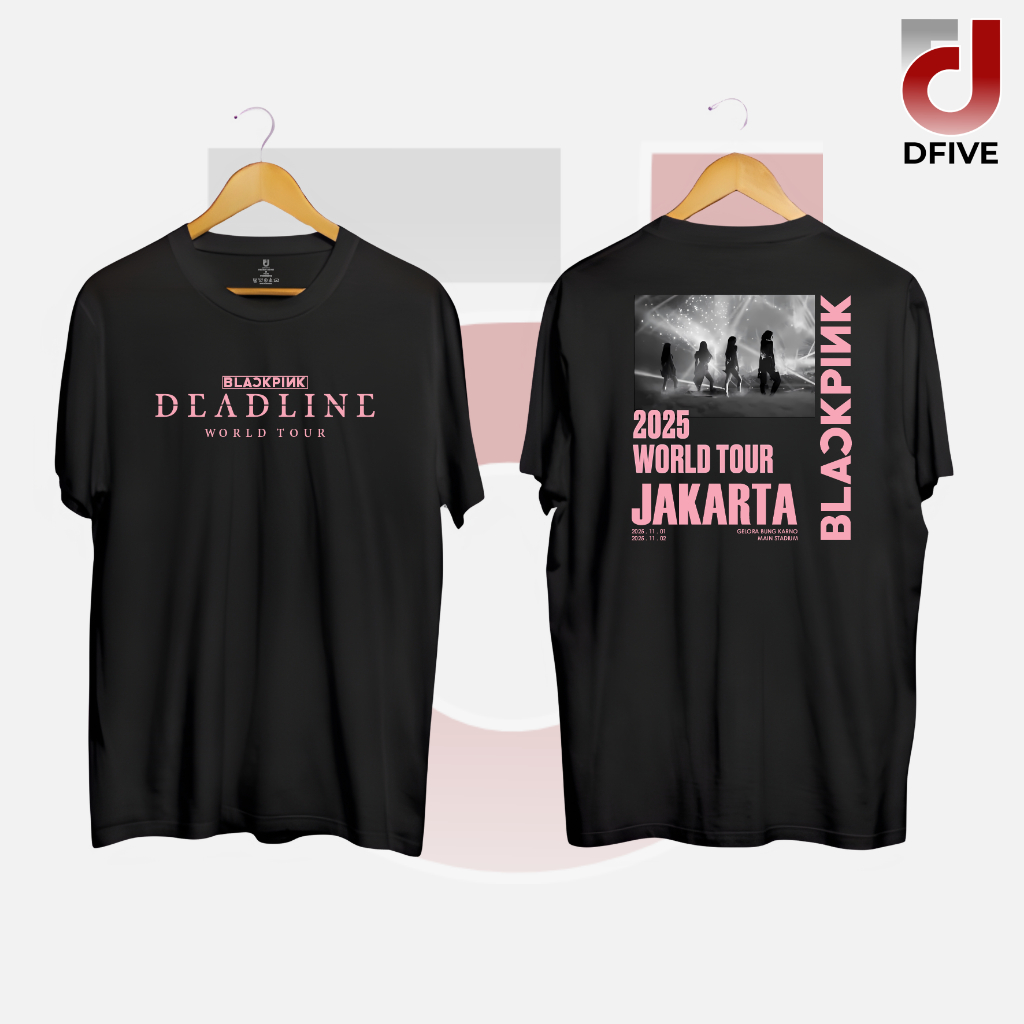 Kaos BLACKPINK WORLD TOUR 24s Reguler Fit - Tshirt Blackpink  Black pink Born Pink WORLD TOUR Series