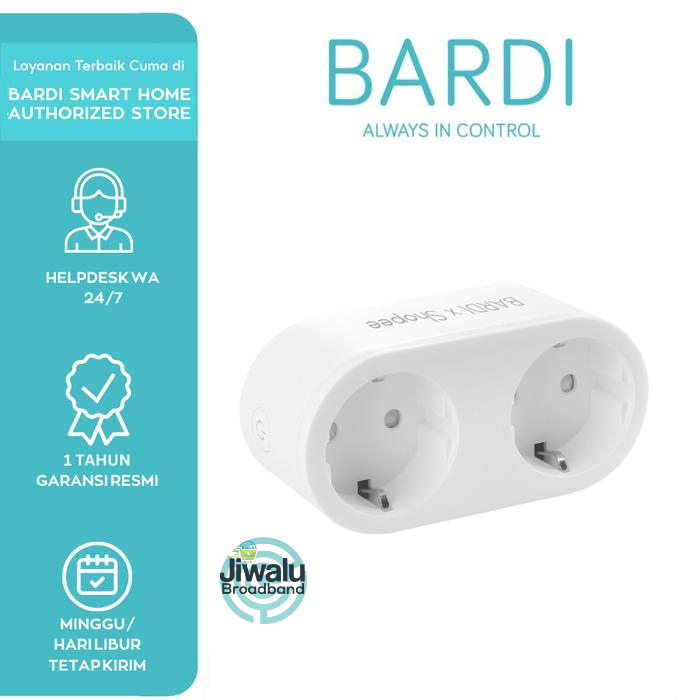 BARDI Dual Smart Plug