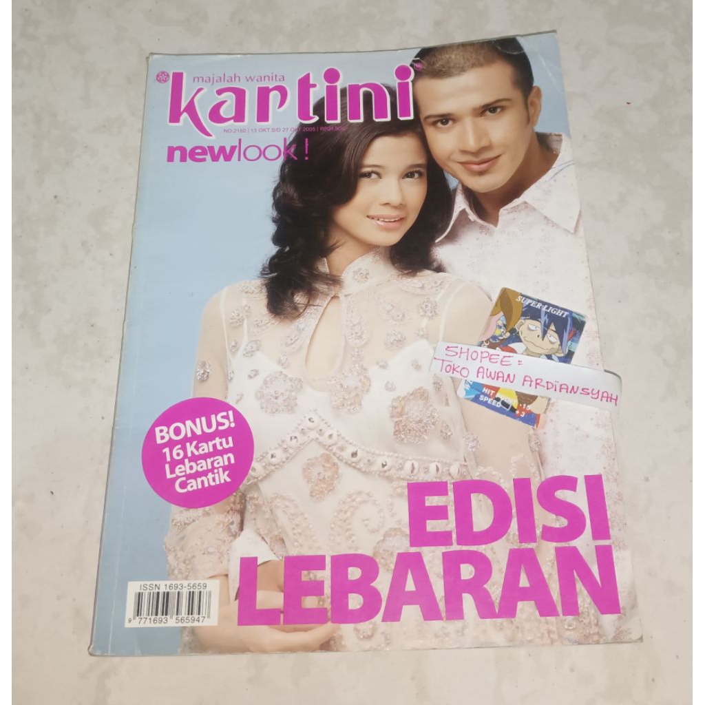 majalah kartini jihan fahira primus yustisio (halaman ilang 2 lembar dan lem kurang nempel, lihat se