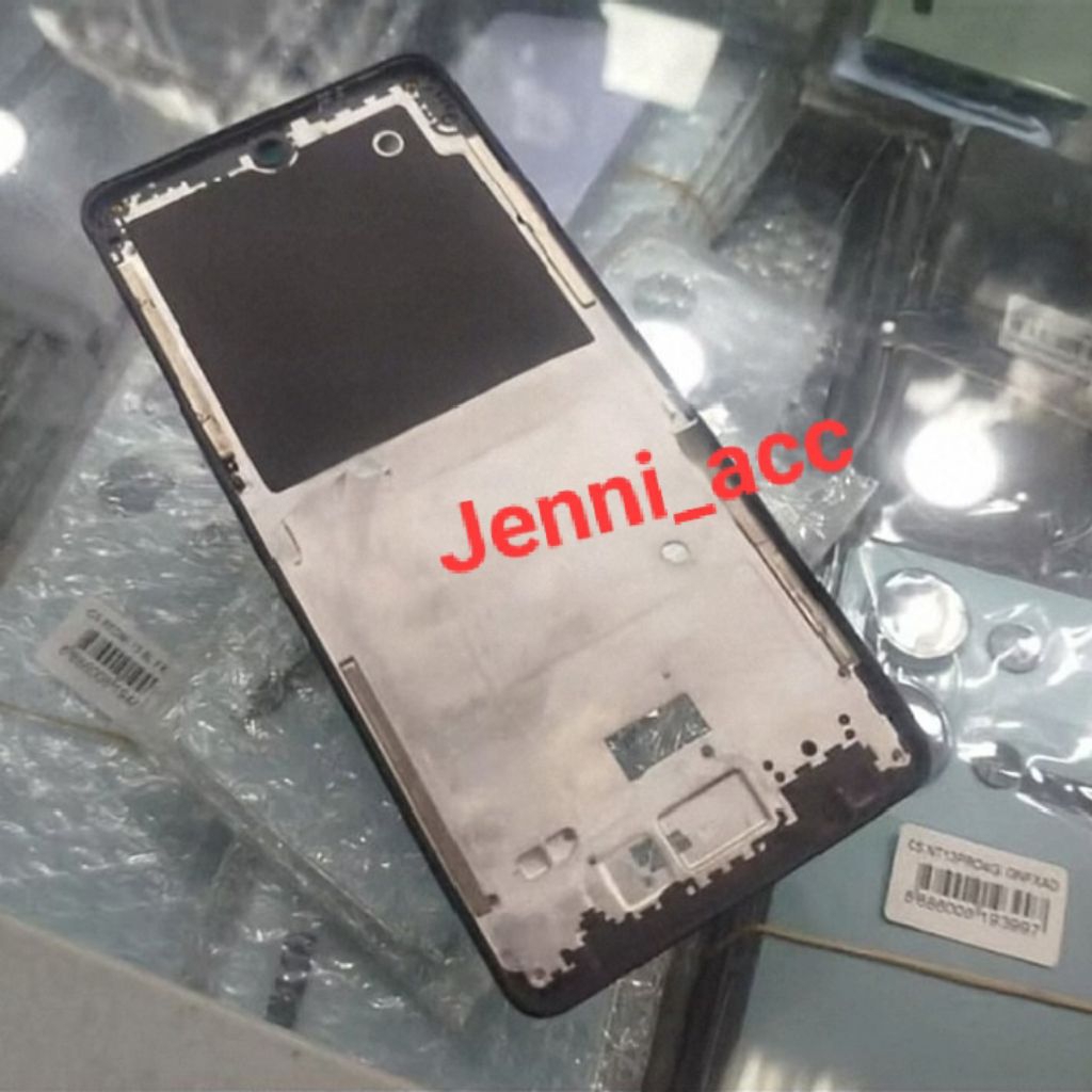 Frame tulang tengah Infinix Hot 40 Pro X6837 Tulang Icd tatakan mesin