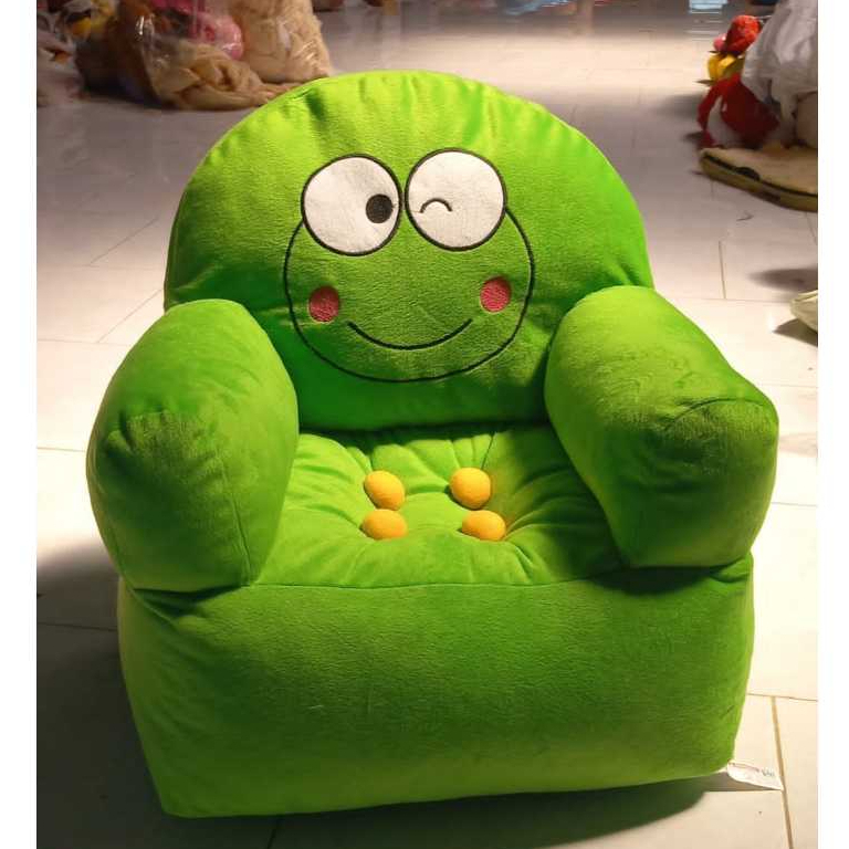 SNI BONEKA SOFA KARAKTER 75 cm Kursi kado BANTAL GULING JUMBO BESAR gemoy lucu