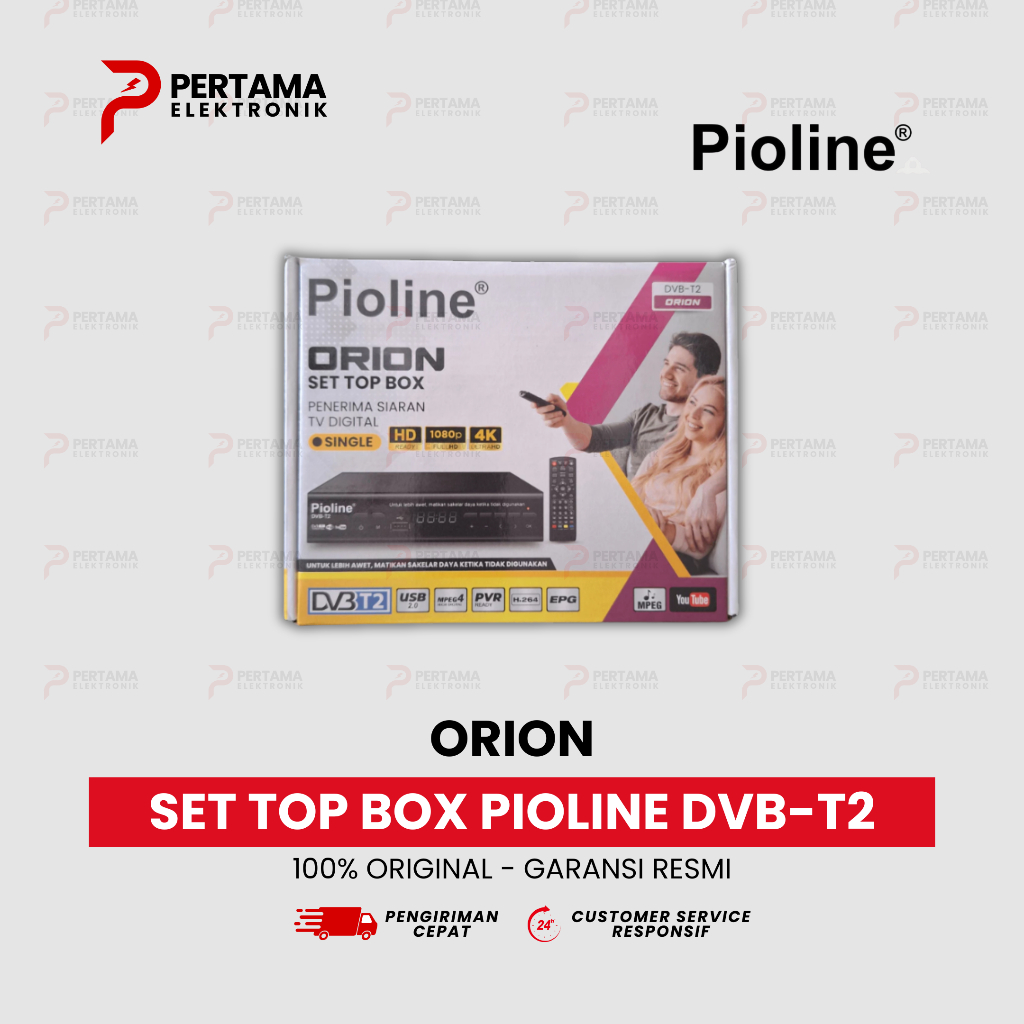 Set Top Box TV Digital Pioline ORION DVB-T2 / STB Pioline Orion