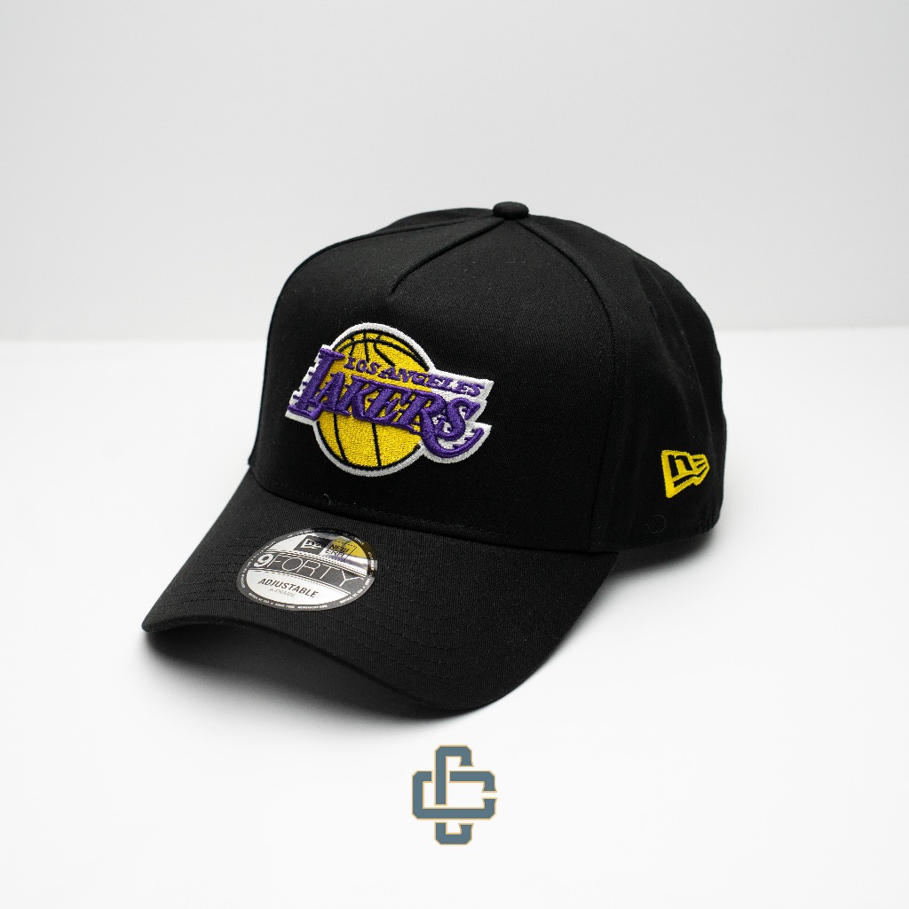 TOPI NEW ERA ORIGINAL 940 A FRAME LOS ANGELES LAKERS BLACK