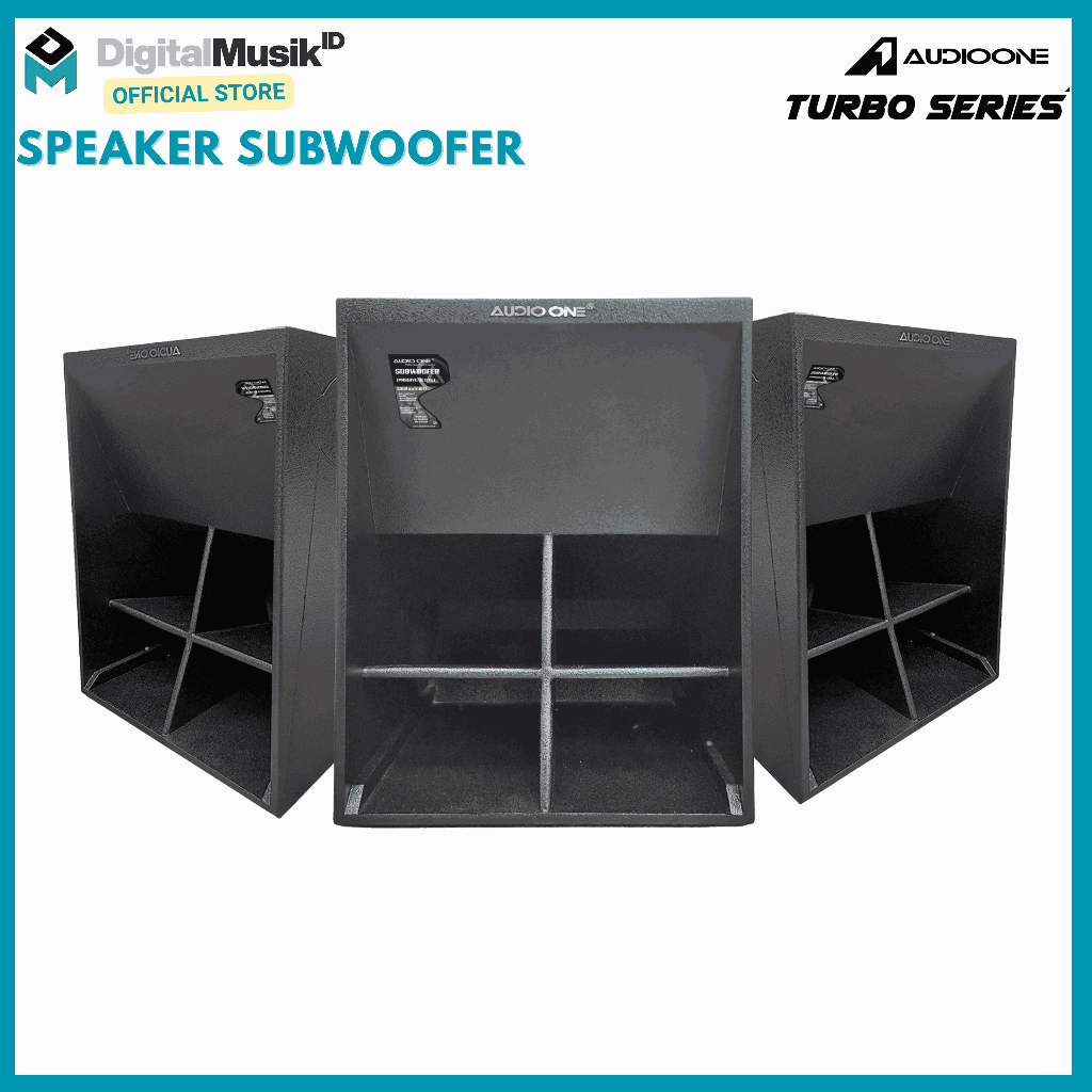 AUDIO ONE Subwoofer 18 Inch Pasif Turbo 118 Speaker Sound System Lapangan Original | DM
