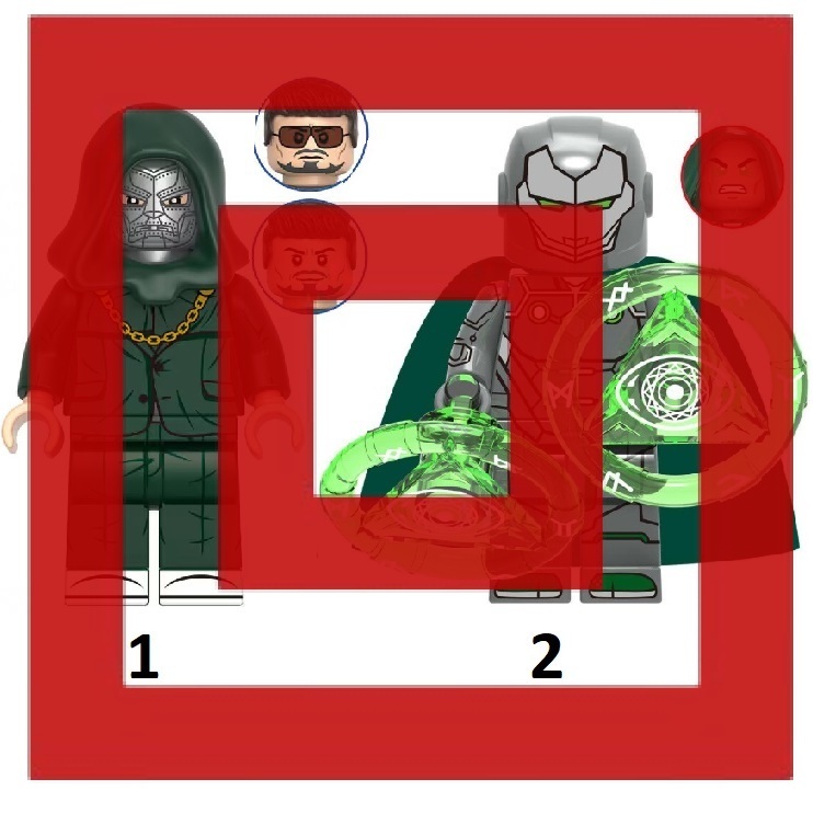 Dr Doctor Victor von Doom Fantastic Four Tony Stark Robert Downey jr Action Figure Mini