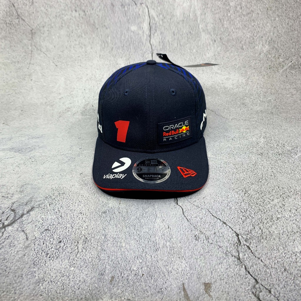 Topi Max Verstappen Driver Cap 2023 By New Era Redbull Racing S/M Original Jepang